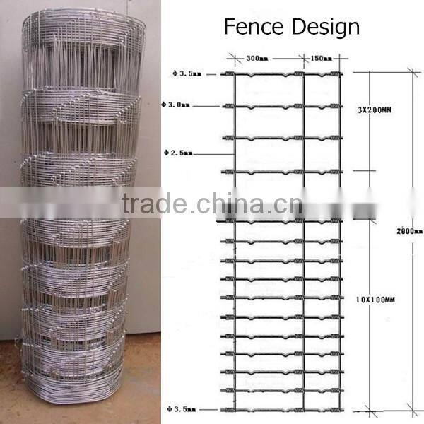 Hinge Joint Fence field fence cow fencing knotted Rural Livestock fencing