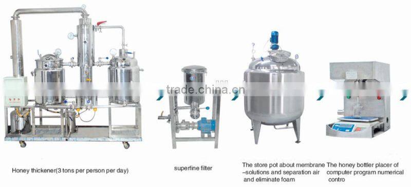 0.5ton capacity honey concentrator from honey processing plant