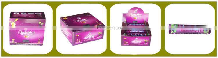 Grape flavor quick light white ash charcoal