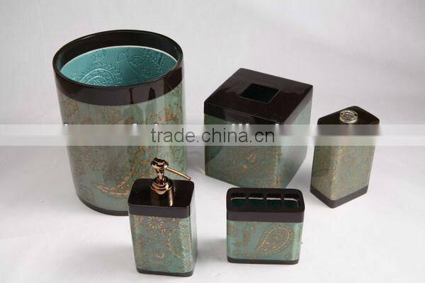 Cheap wholesale polyresin bath set