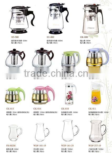 Glass coffee tea pot