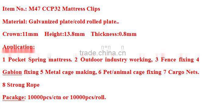 CL32 metal clips