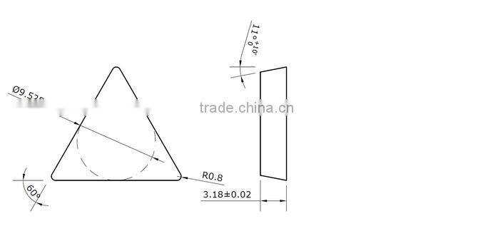 Virgin Material Carbide Facing Inserts/Carbide milling inserts/TPKN160308