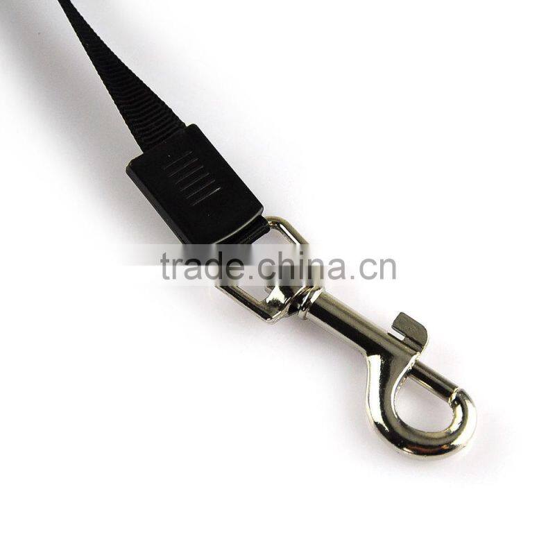 Colorful Stripes Pattern Retractable Pet Dog Leash Strap with Control Button