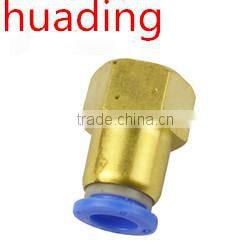 Pneumatic Pu Tube Female Quick Release Connector Brass Body
