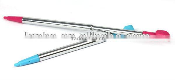 New Retractable Metrllic Stylus Touch Pen Set For NDSi XL/LL