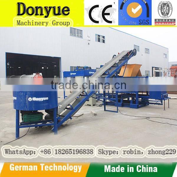 habiterra block machine qt4-25 automatic hydraulic concrete block making production line price