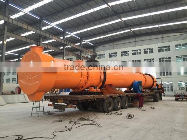 China industrial high temperature wood rotary drum dryer for sale
