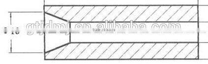 Boron carbide venturi boron carbide nozzle for sandblasting