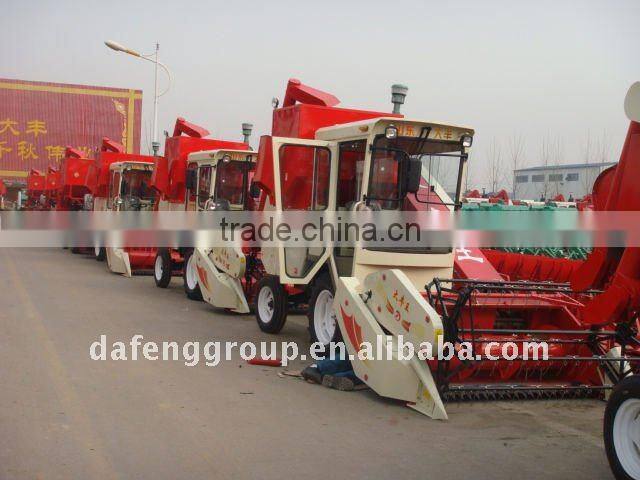 4LZ-1.5 Wheel Type Self-propelled Mini Wheat Combine Harvester