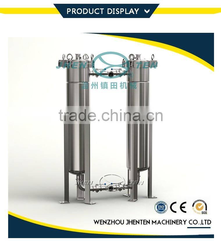 Low price industrial-grade precision sanitary tubular vertical filter housing