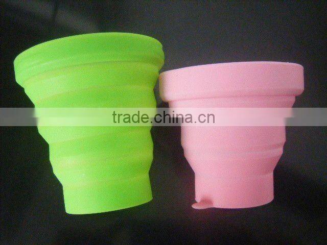 Hot! Heat Stable Silicone Collapsible Cup