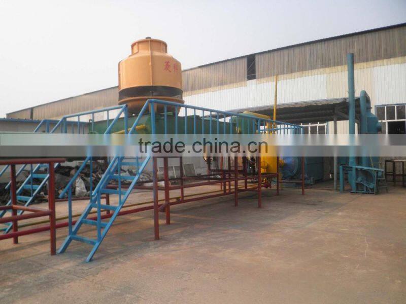 Anti-explosion 5TPD environmental Friendly waste tire recycling to oil pyrolysis plant