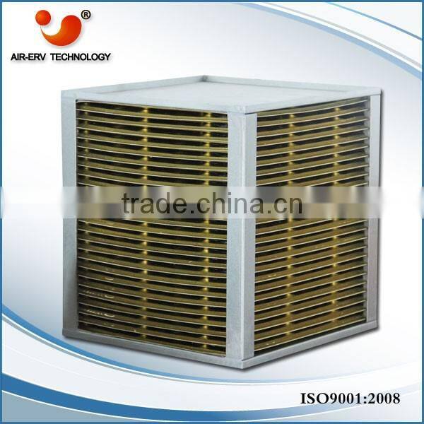 air exchanger with Air heat exchanger core for heat recovery plate heat exchanger