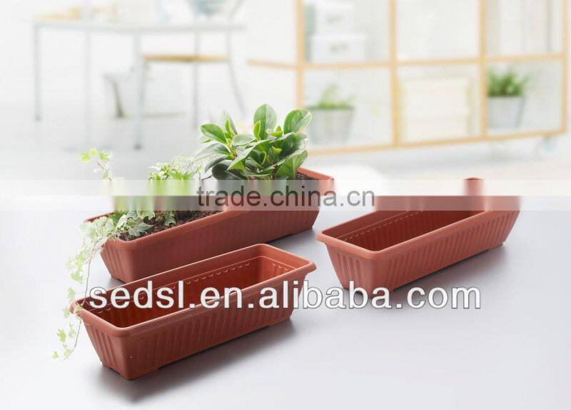 red decorating hydroponic flowering pot