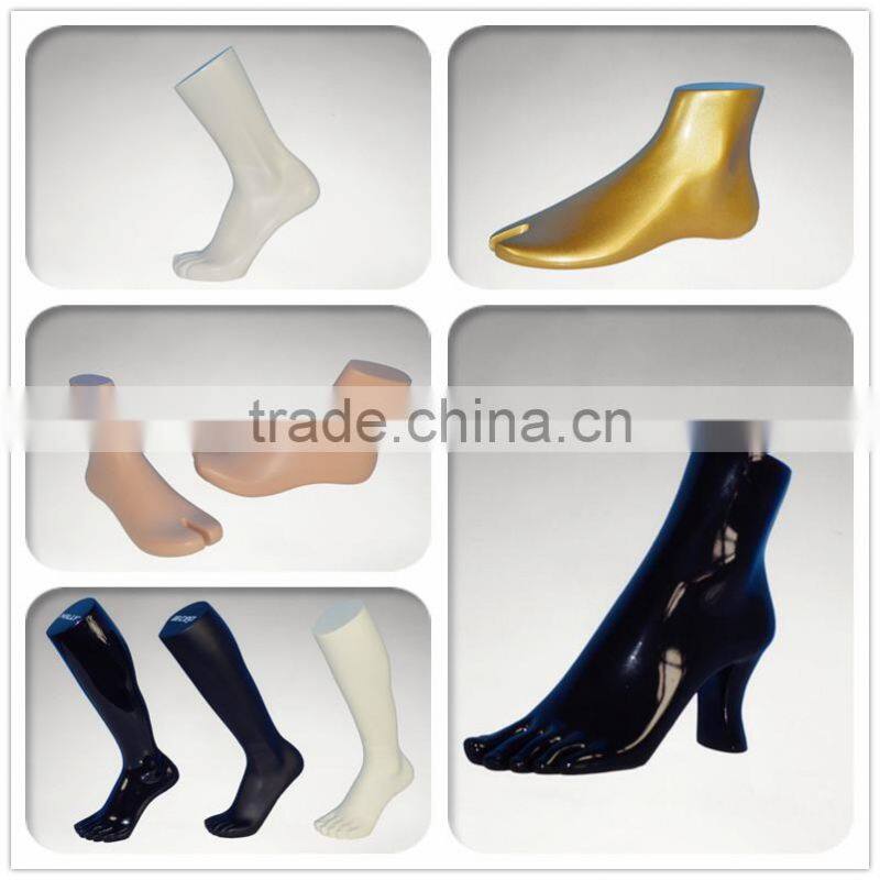 Fashion Nubila Transparent Male Pedum Mannequin pro sutor