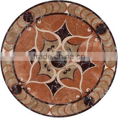 Hotel floors natural stone pattern design