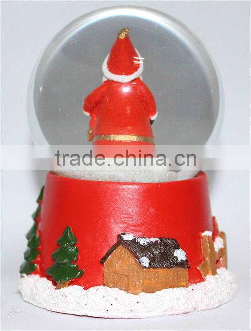 Resin lighted kids snow globes