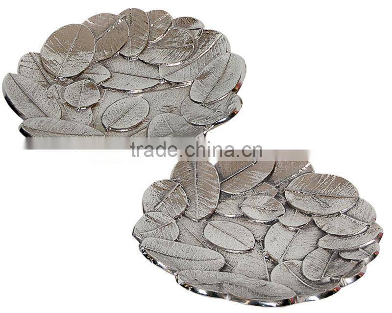 Recycled Aluminium Egg White Enamel Fruit Bowl