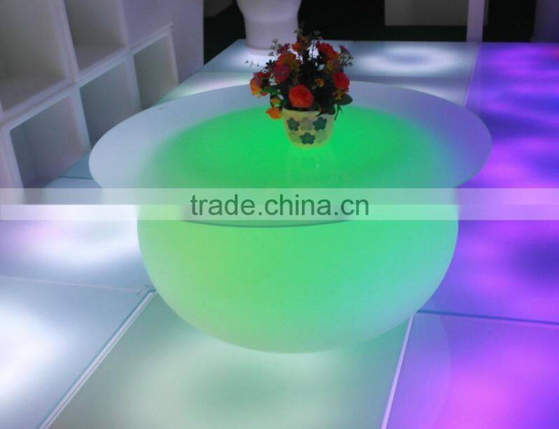 modern glowing led table/illuminated outdoor furniture