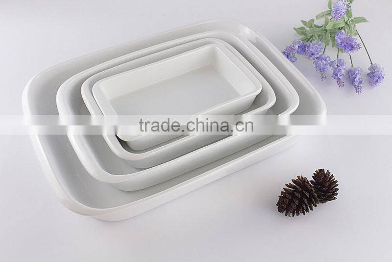 Hospitality hotel supply baking accessories ceramic bakeware set