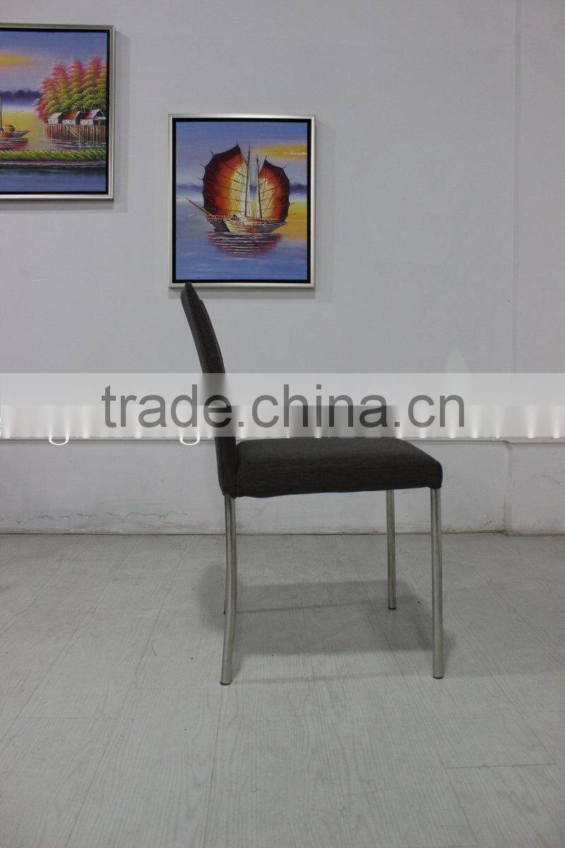 Modern luxury Appearance and stainless steel restaurant chair