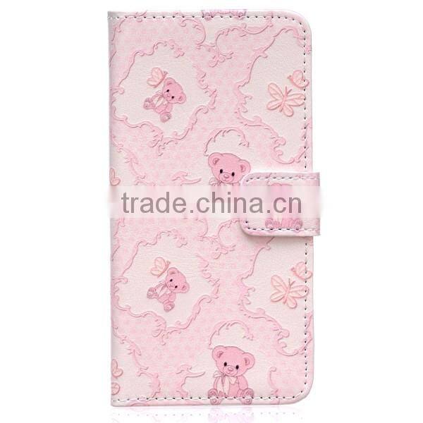 Painted relief leather case for iphone 6 / 6plus