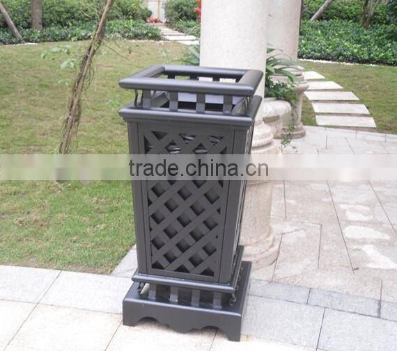 Arlau outdoor park metal waste bin