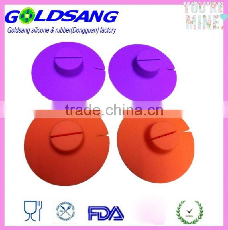 Low price, special and useful cup cover silicone suction lid