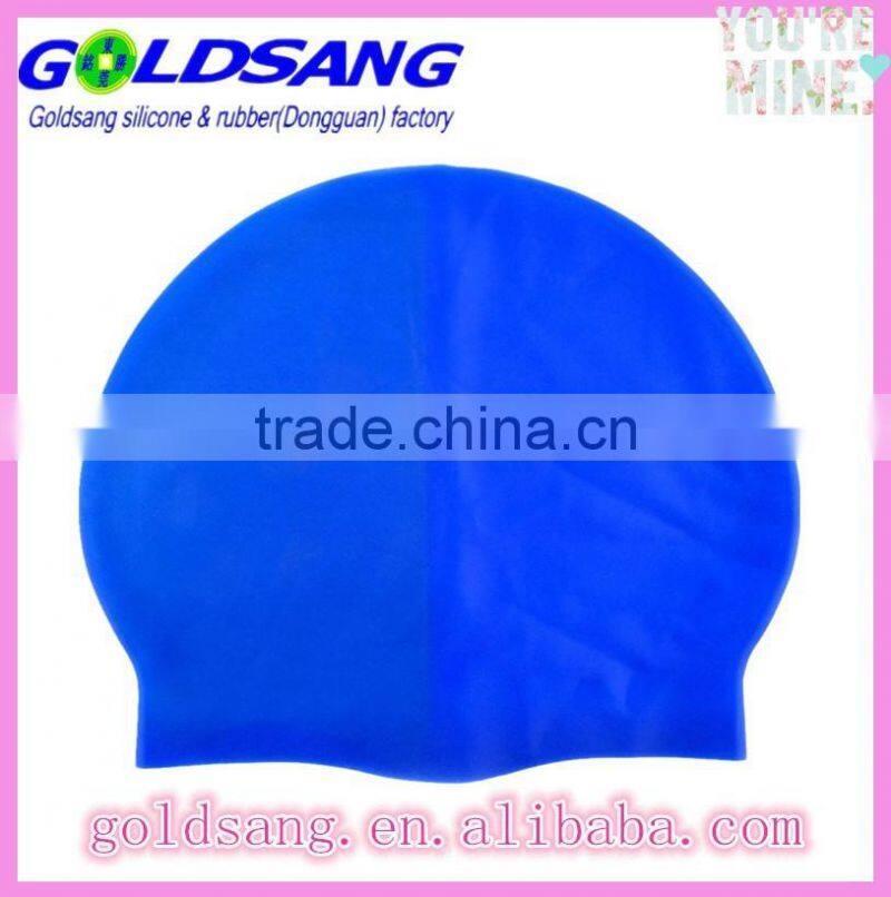 High elastic silicone waterproof national flag swim caps