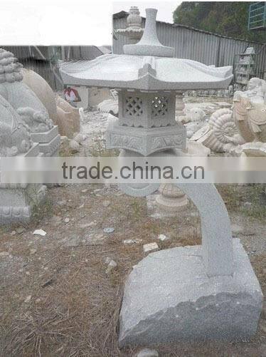 Handcarved natural stone artificial stone lantern