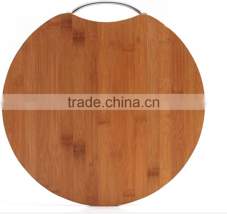Good quality disposable round bamboo cutting board