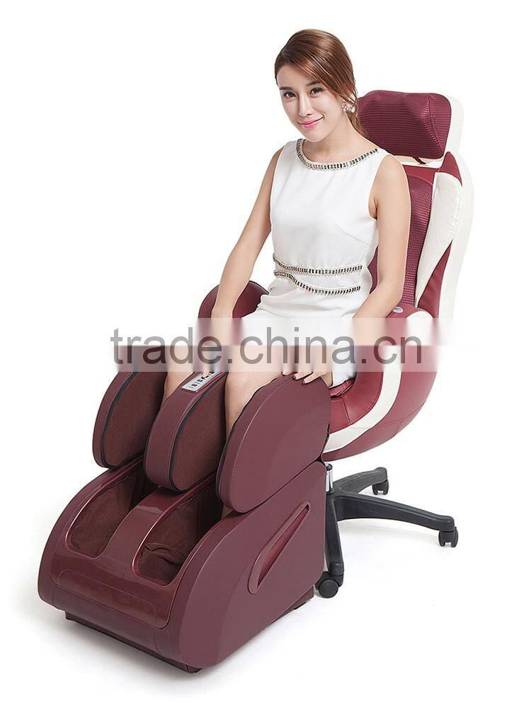 3D air knead Leg & Foot Massager with Heat and Rollers