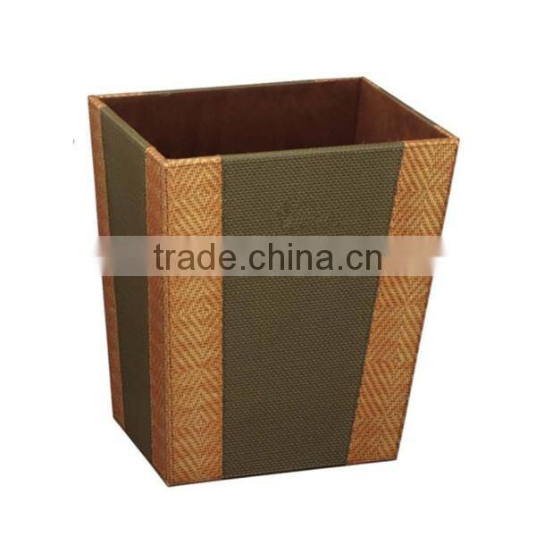 Good workmanship fashion PU leather Ice bucket stand, household storage box,manufacturer China