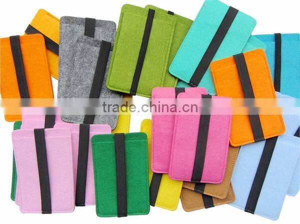 2017 fashion new nonwoven polyester felt custom laser cut mobile ring cell phone holder car bike OEM ODM China factory