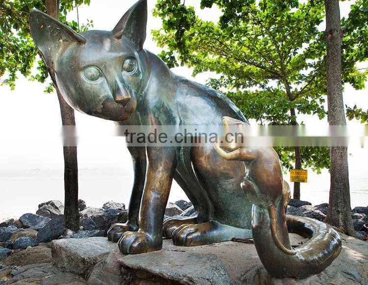 outdoor graden decoration meal craft thai bronze statues