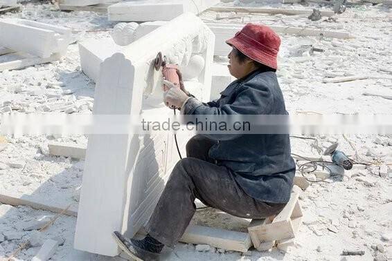 china stone carving home figure decoration archway sunset red door marble frame