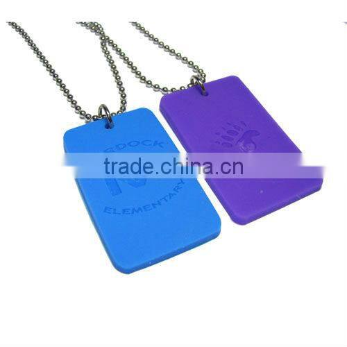 High Quality with Custom Logo Silicone Dog Tag