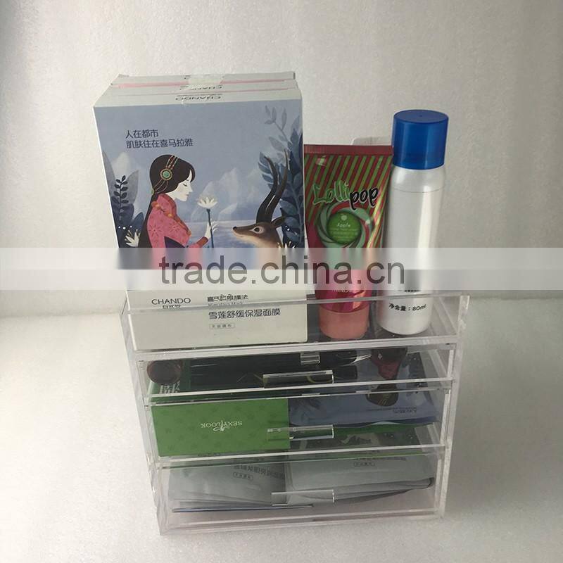 kardashian acrylic makeup organizer