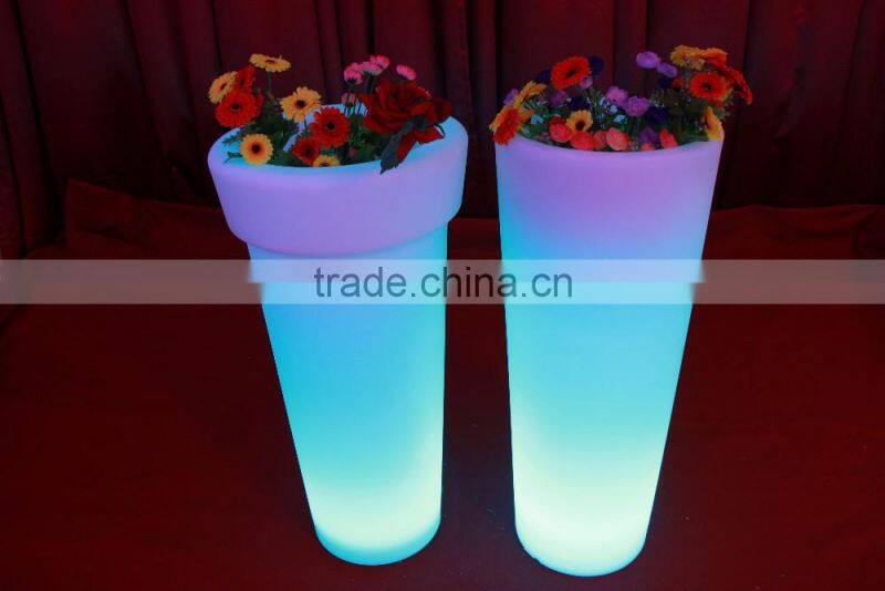 Eco-friendly plastic ice bucket led for promotion