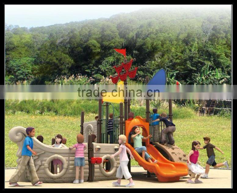2013 PIRATE SHIP PLAYGROUND EQUIPMENT ,CHILDREN PLAYGROUND , CHILDREN PLASTIC SLIDE (HA-05001)
