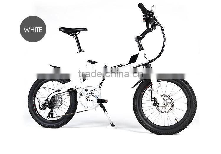 20 inch electric folding bike mountain electric bike full suspension mountain electric bike
