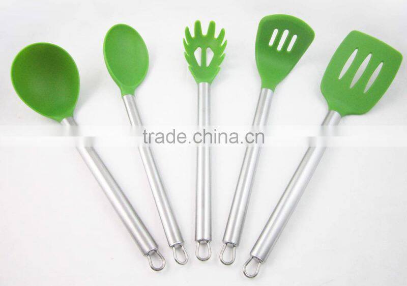 High Quality Plastic Handle 5Pcs Nylon Kitchen Tools