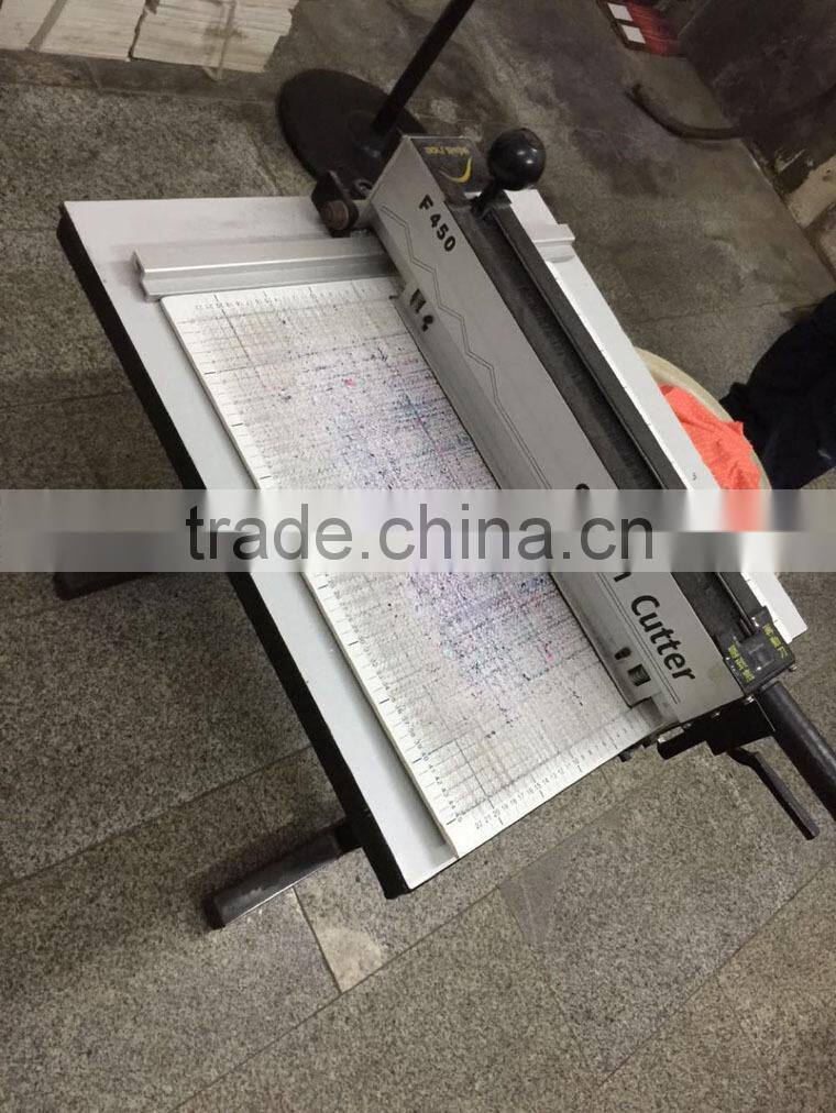 Manual Textile Cutting Machine with Long cutter production quickly