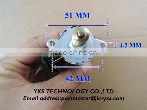 For Car seat adjust motor Strong magnetic high torque dc12 V 3600 RPM Long axis dc motor