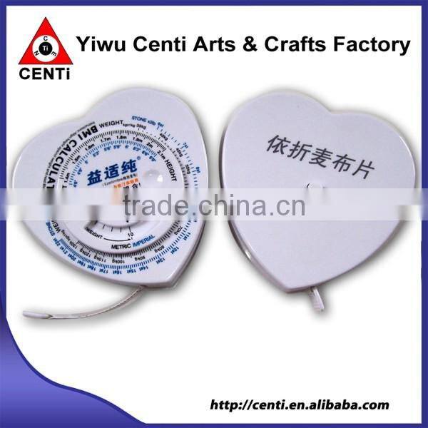 Hot Sale Heart Shape BMI Tape Measure Scale