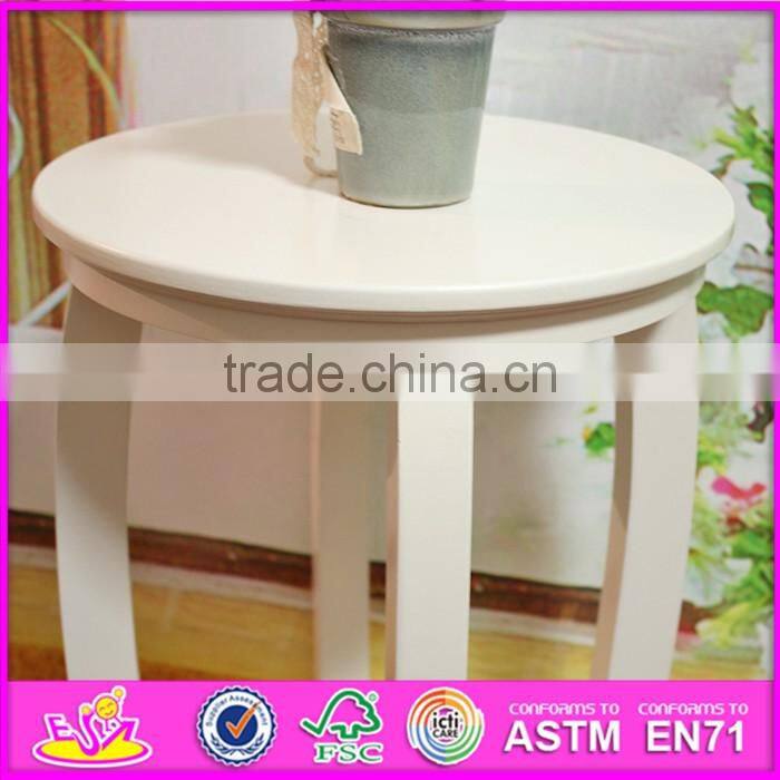 2016 Top fashion 2 tier white wooden flower stand W08H055