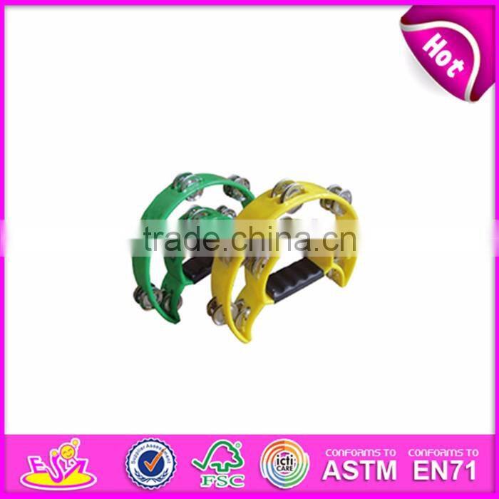 Hot sale baby toy musical instrument hand tambourine W07I102