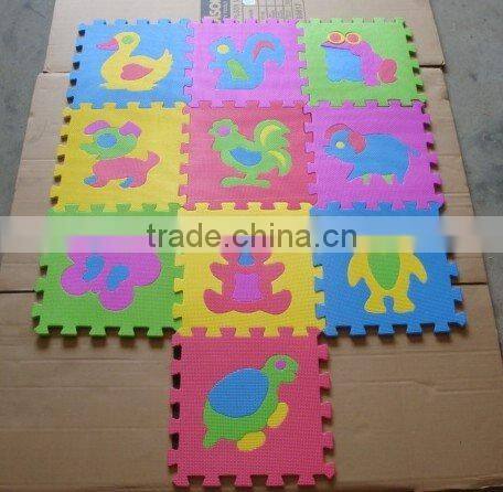 Animal foam play mat