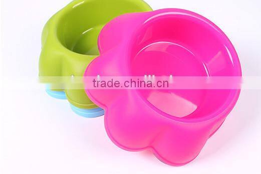 custom make Non-slip disposable plastic PET travel pet bowl for wholesale
